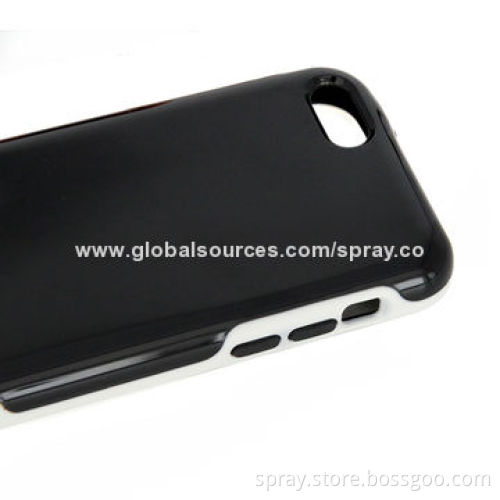 TPU Cases for iPhone 5C, Dual-injection, Two-tone Colored, Tear-resistant